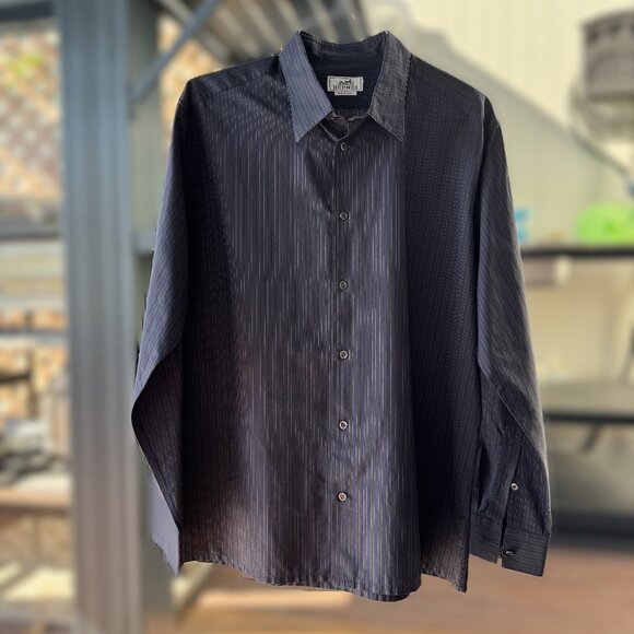 Hermes Long Sleeve Dress Shirt, Size 44/Neck 17.5 - Picture 8 of 17